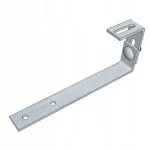 Strešný hák L 225x30x4, nastaviteľný, nerez - na uchytenie solárnych panelov