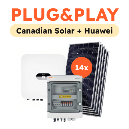 8,05kWp Plug&Play fotovoltický set, On-grid Huawei