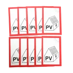 Označenie fotovoltaiky - nálepka PV2 - 10ks