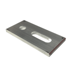 Adaptér ku skrutke s dvojitým závitom 80x40x5, hliník