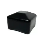 Koncovka solárneho profilu, 40x40, čierna