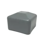 Koncovka solárneho profilu, 40x40, šedá