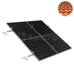 Nosná konštrukcia pre 22 solárnych panelov na šikmú škridlovú strechu