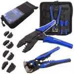 Krimpovacie kliešte na fotovoltaické konektory MC4 – sada