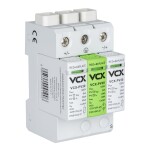 DC Prepäťová ochrana T1T2 3P VCX pre fotovoltiku 1200V (B+C) 5kA – Obrázok 2