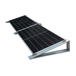 Konštrukcia na uchytenie solárnych panelov na rovnú strechu, 8x FV panel, 15° – Obrázok 2