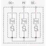 DC Prepäťová ochrana T2 3P VCX pre fotovoltiku (B) 40kA – Obrázok 4
