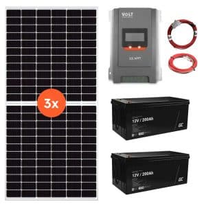 24V Ostrovná fotovoltická zostava 1350Wp 200Ah