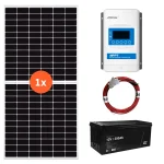 12V Ostrovná fotovoltická zostava 450Wp 200Ah s 30A MPPT