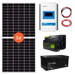 12V/500VA Ostrovná fotovoltická zostava 450Wp 200Ah s 30A MPPT