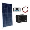 12V Ostrovná fotovoltická zostava 240Wp 100Ah s 10A PWM