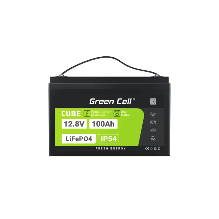 LiFePO4 batéria 100Ah 12,8V Green Cell 1280Wh – Obrázok 2