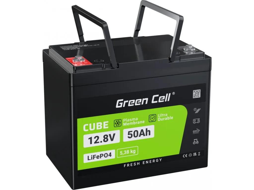 LiFePO4 batéria 50Ah 12,8V Green Cell 640Wh LiFePO4 batéria 50Ah 12,8V Green Cell 640Wh – Obrázok 1