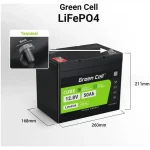 LiFePO4 batéria 50Ah 12,8V Green Cell 640Wh – Obrázok 8