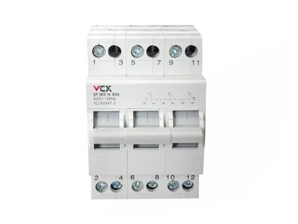 Modulárny prepínač sieti 3P 63A VCX – Obrázok 3