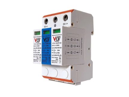DC Prepäťová ochrana T2 3P VCX pre fotovoltiku 1000V (B) 40kA – Obrázok 4
