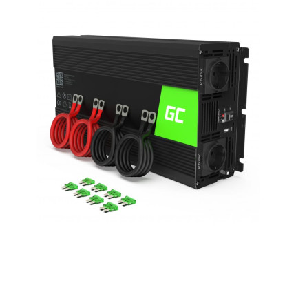 Menič napätia 12V 3000VA čistý sínus GC