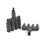 Paralelný štvorkonektor pre fotovoltiku