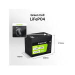 LiFePO4 batéria 60Ah 12,8V Green Cell 768Wh – Obrázok 6