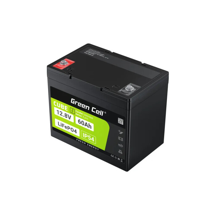 LiFePO4 batéria 60Ah 12,8V Green Cell 768Wh – Obrázok 4