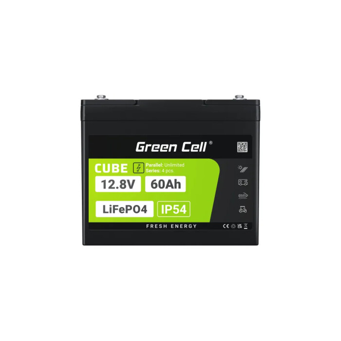LiFePO4 batéria 60Ah 12,8V Green Cell 768Wh – Obrázok 2