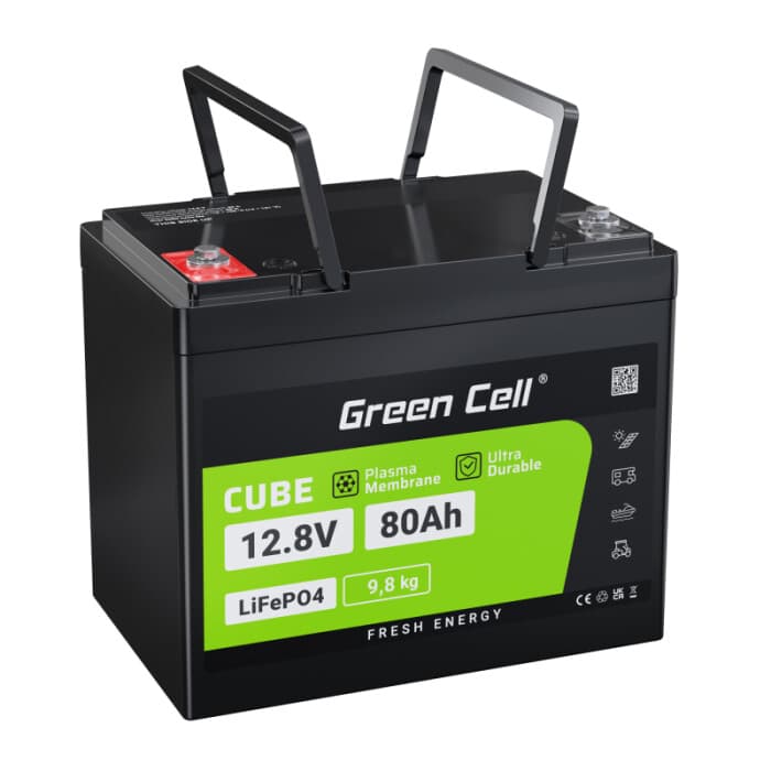 LiFePO4 batéria 80Ah 12,8V Green Cell 1024Wh – Obrázok 1
