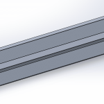 Zavetrovací plech ku konštrukcii na rovnú strechu