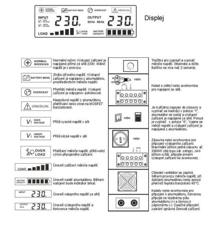 Záložný napájací zdroj 350W 500VA 12/230V VOLT Sinus Pro – Obrázok 6