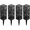 LED záhradné solárne lampy, 4ks, NEO