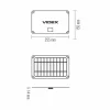Prenosná solárna nabíjačka, 5W, VIDEX – Obrázok 5