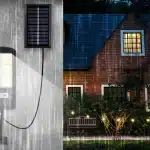 Solárne LED svetlo s FV panelom, diaľkový ovládač, 36W – Obrázok 9