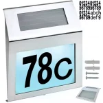 Solárne číslo domu, LED