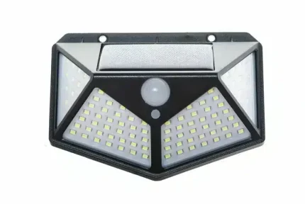 Solárne nástenné svietidlo, 100 LED