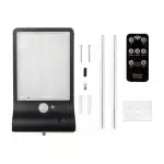 Solárne svietidlo s diaľkovým ovládaním SMD LED 450lm