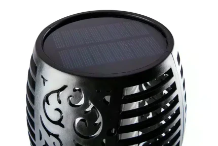 Záhradná solárna lampa, plameň, NEO – Obrázok 5
