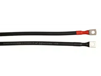 Kábel na prepojenie batérií 25mm², 100cm, M8 – Obrázok 3