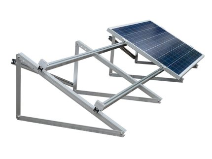 Nosná konštrukcia pre 2x FV panel na rovnú strechu alebo zem, 25° – Obrázok 4