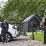 Smart nabíjačka elektromobilov HabuDen 22kW/32A, typ 2, WiFi, NFC – Obrázok 7