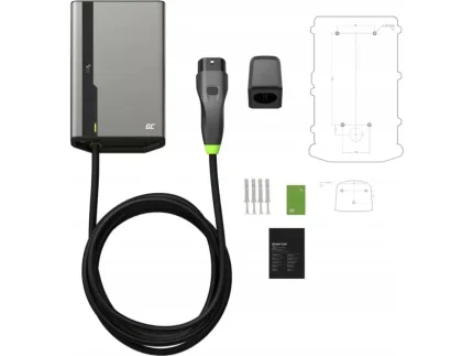 Smart nabíjačka elektromobilov HabuDen 22kW/32A, typ 2, WiFi, NFC, 7.5m kábel – Obrázok 3