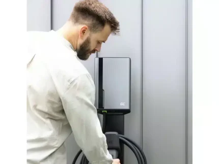 Smart nabíjačka elektromobilov HabuDen 22kW/32A, typ 2, WiFi, NFC, 7.5m kábel – Obrázok 5