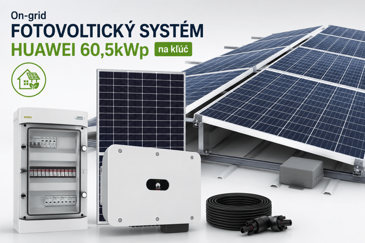 Fotovoltický systém Huawei na kľúč 60,5kWp