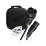 EV nabíjací kábel Green Cell Snap Type 2 22kW 7m