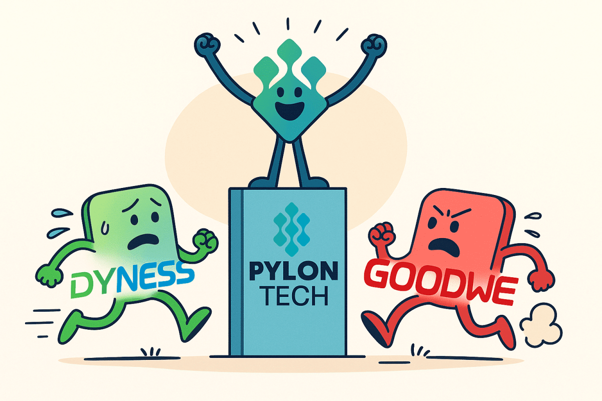 Pylontech Force H2 vs H3 vs Dyness Tower vs GoodWe Lynx – Porovnanie batérií pre meniče GoodWe 2025