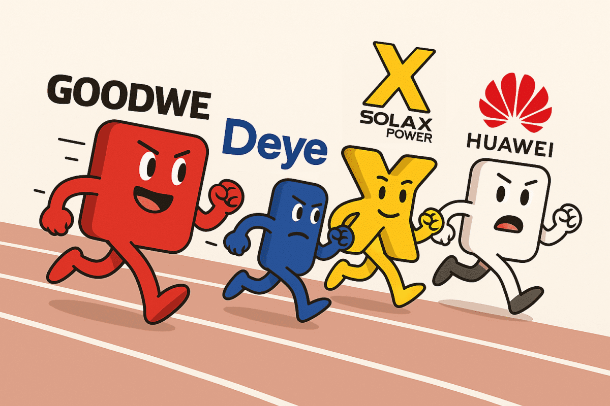 Porovnanie fotovoltaických meničov GoodWe vs Huawei vs SolaX vs Deye