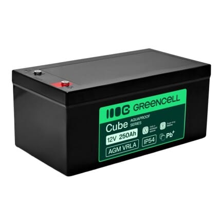 Batéria AGM VRLA 12V 250Ah Greencell IP54 3kWh