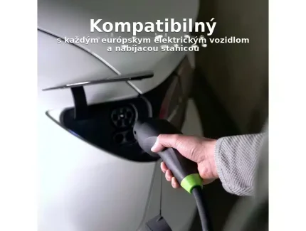 Nabíjací kábel typ 2 pre elektromobil 11kW 5m – Obrázok 4