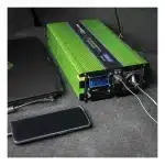 Menič napätia a nabíjačka batérie, UPS, 12V/1000W, čistý sínus – Obrázok 6