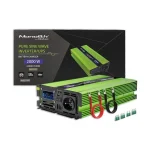 Menič napätia a nabíjačka batérie, UPS, 12V/1000W, čistý sínus