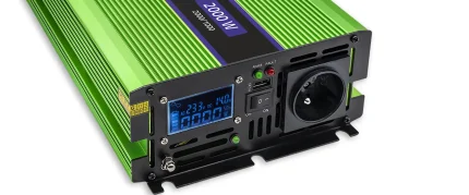 Menič napätia a nabíjačka batérie, UPS, 12V/1000W, čistý sínus – Obrázok 19