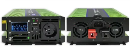 Menič napätia a nabíjačka batérie, UPS, 12V/1000W, čistý sínus – Obrázok 18
